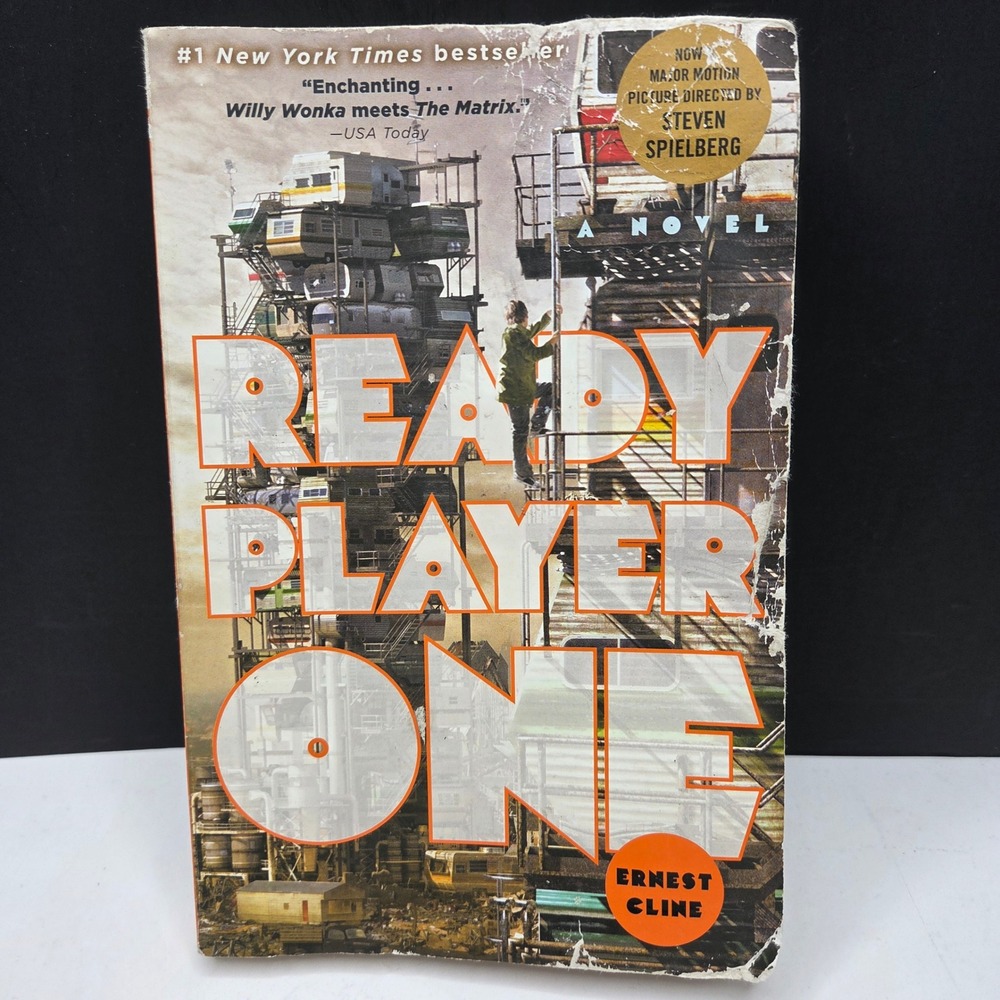 Ready Player One Ernest Cline Paperback Novel Sci-Fi 1st Ed 80s Gaming Adventure